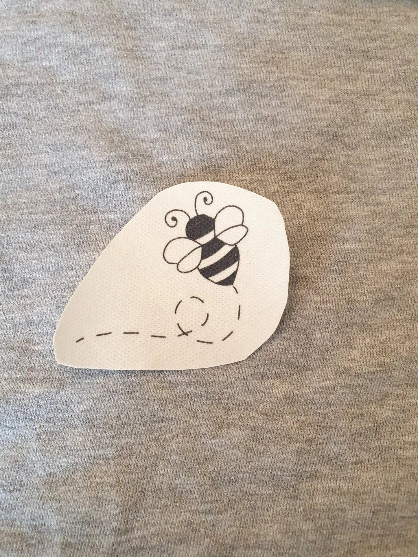 Stick - Aufkleber / Patches BIENEN - 4er Set - KittySweetCrochet