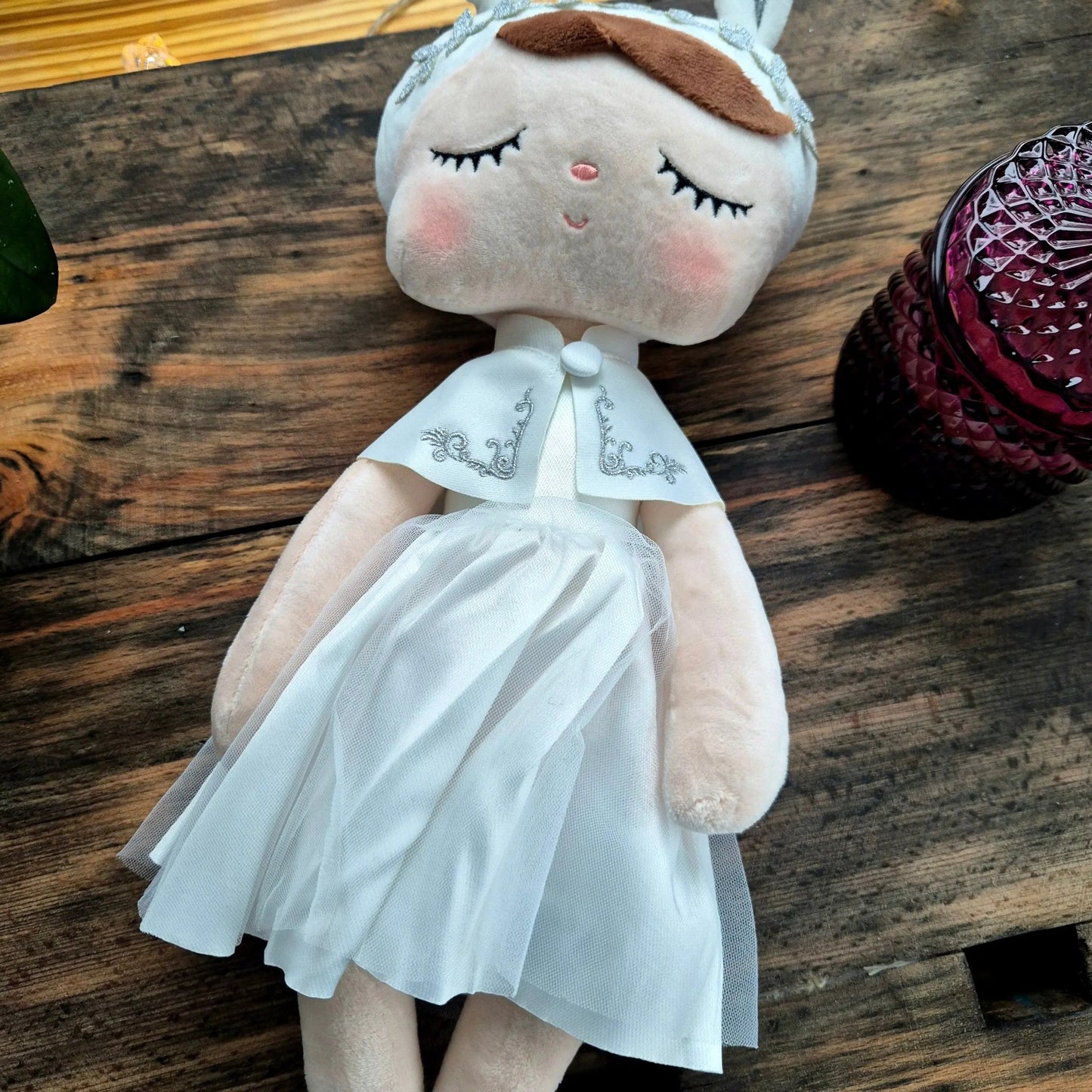 Bestickte Metoo Angela Puppe Prinzessin Charlotte - Personalisierbar - KittySweetCrochet