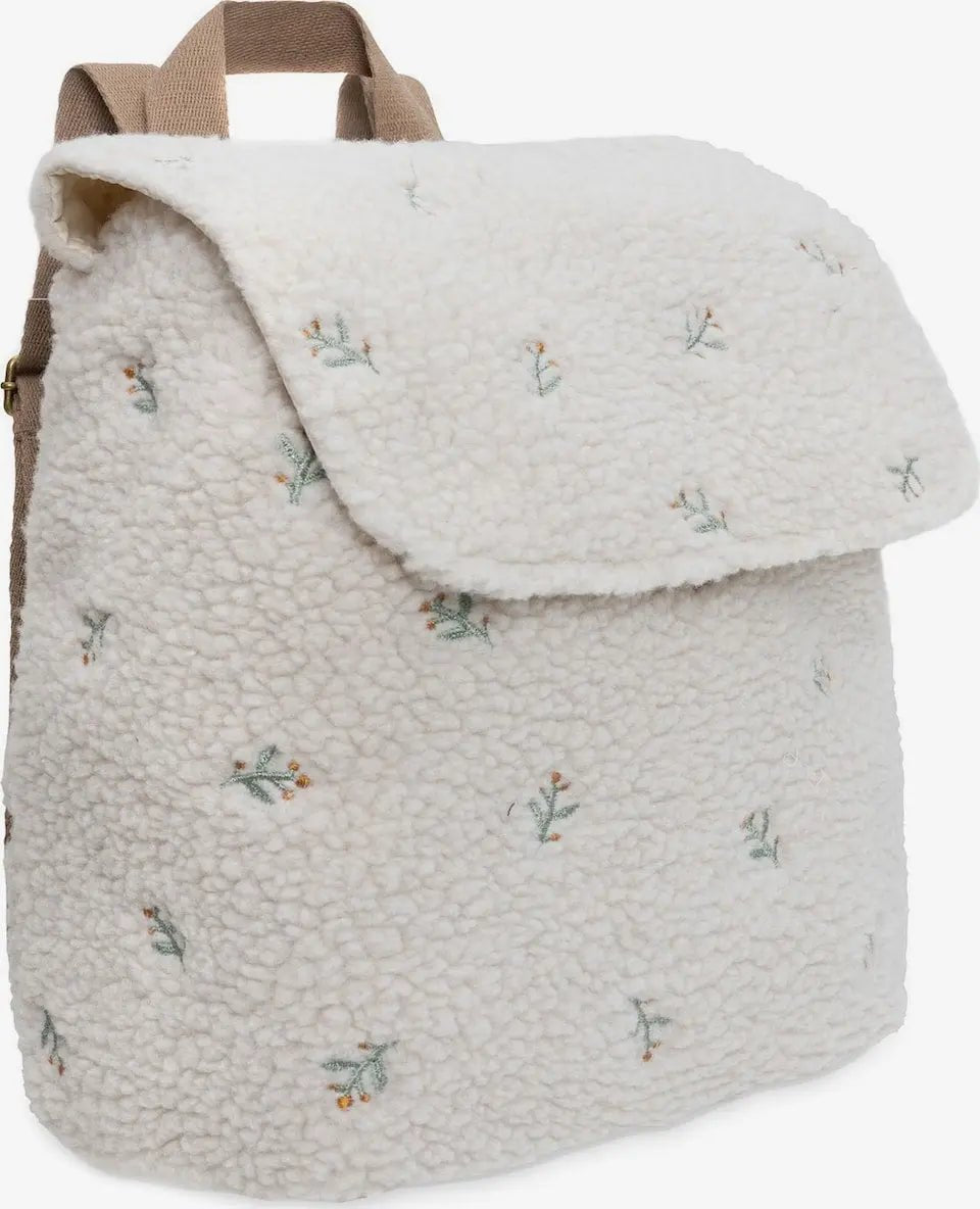 Bestickter Kinder Rucksack mit Namen – Kuscheliger Teddy Rucksack personalisiert - KittySweetCrochet
