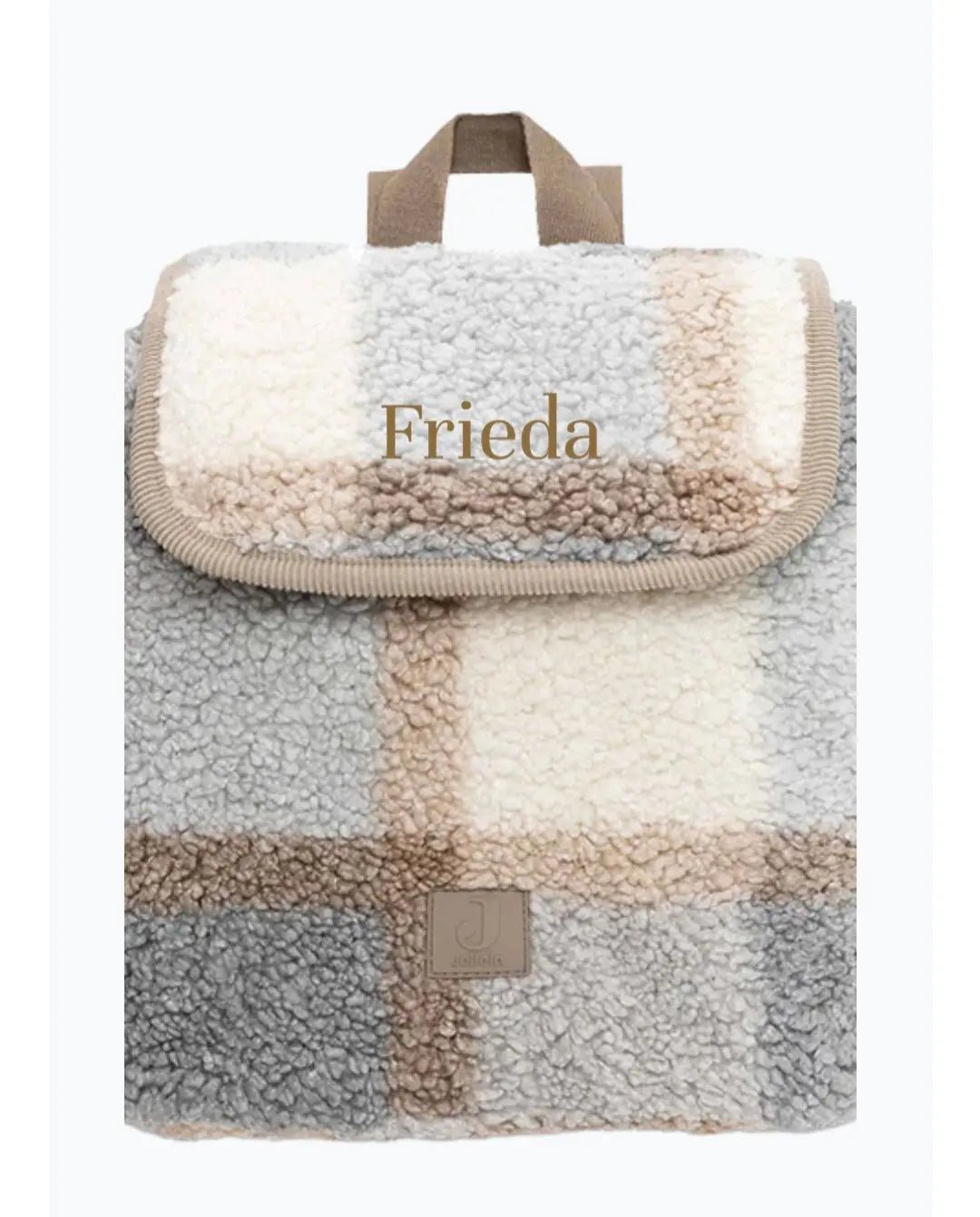 Bestickter Kinder Rucksack mit Namen – Kuscheliger Teddy Rucksack personalisiert - KittySweetCrochet