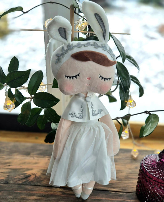 Bestickte Metoo Angela Puppe Prinzessin Charlotte - Personalisierbar - KittySweetCrochet